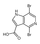 4,7-dibromo-1H-pyrrolo[3,2-c]pyridine-3-carboxylic acid