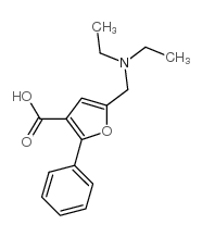 5-二乙基氨基甲基-2-苯基呋喃-3-羧酸
