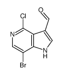 7-bromo-4-chloro-1H-pyrrolo[3,2-c]pyridine-3-carbaldehyde