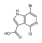 7-Bromo-4-chloro-1H-pyrrolo[3,2-c]pyridine-3-carboxylic acid