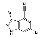 3,6-dibromo-2H-indazole-4-carbonitrile