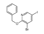 3-bromo-5-iodo-2-phenylmethoxypyridine