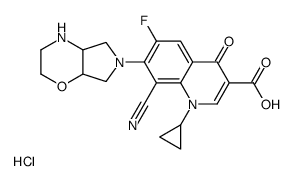 7-[(4aS,7aS)-3,4,4a,5,7,7a-hexahydro-2H-pyrrolo[3,4-b][1,4]oxazin-6-yl]-8-cyano-1-cyclopropyl-6-fluoro-4-oxoquinoline-3-carboxylic acid,hydrochloride