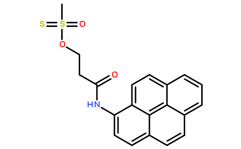 甲磺硫酸,S-[3-羰基-3-(1-芘基氨基)丙基]酯