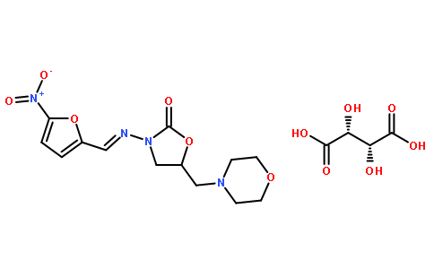 5-吗啉甲基-3-[5-硝基亚糠基氨基]-2-噁唑烷酒石酸盐