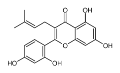 2-(2,4-dihydroxyphenyl)-5,7-dihydroxy-3-(3-methylbut-2-enyl)chromen-4-one