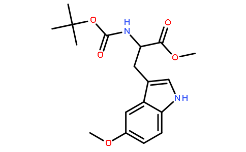 (s)-2-(n-boc-氨基)-3-(5-甲氧基吲哚-3-基)丙酸甲酯