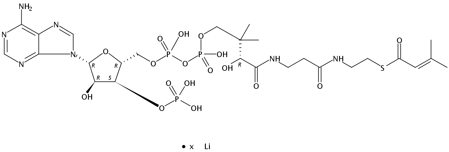 β-Methylcrotonyl coenzyme A lithium salt