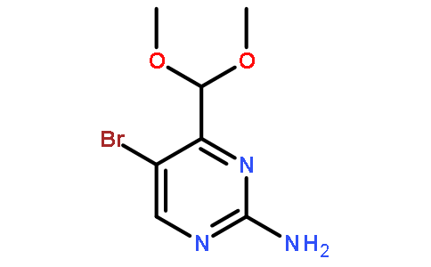 2-氨基-5-溴-4-二甲氧基甲基嘧啶
