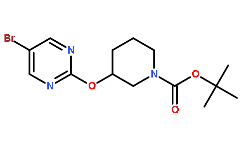 1-Boc-3-(5-溴嘧啶-2-基氧基)哌啶