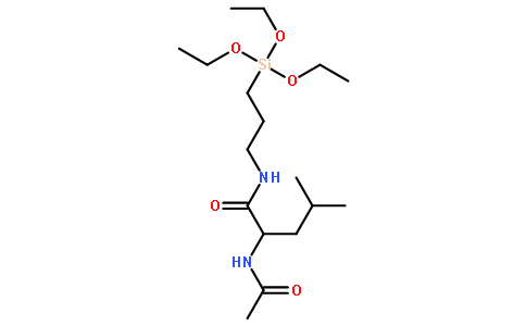 N-(N-乙酰基亮氨酰基)-3-氨基丙基三乙氧基硅烷