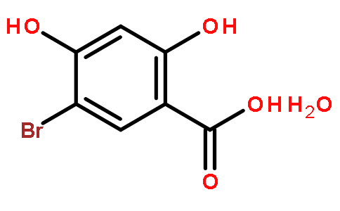 一水5-溴-2,4-二羥基苯甲酸
