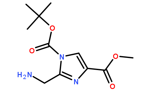 n-叔丁氧基羰基-2-氨基甲基-咪唑-4-羧酸甲酯