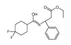 ETHYL (3S)-3-(4,4-DIFLUOROCYCLOHEXANE-1-CARBOXAMIDO)-3-PHENYLPROPANOATE