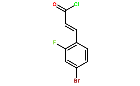 (E)-3-(4-Bromo-2-fluorophenyl)acryloylchloride