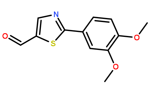 2-(3,4-二甲氧基苯基)噻唑-5-甲醛