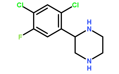 2-(2,4-二氯-5-氟苯基)哌嗪
