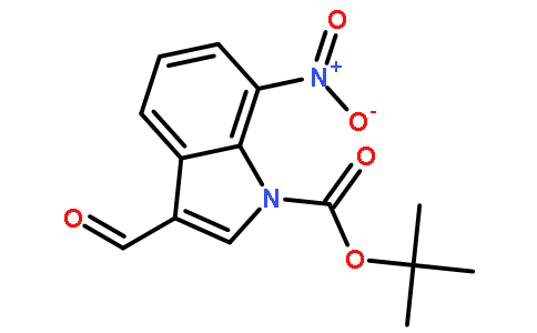 1-Boc-7-硝基-3-甲酰基吲哚