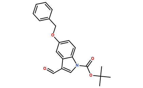 1-Boc-5-苄氧基-3-甲酰基吲哚