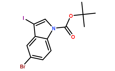 1-BOC-5-溴-3-碘吲哚