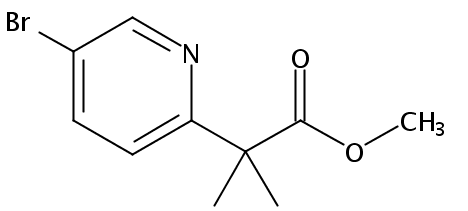 methyl 2-(5-bromopyridin-2-yl)-2-methylpropanoate