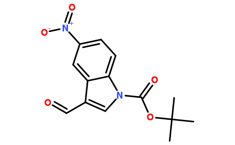 1-Boc-3-甲酰基-5-硝基吲哚