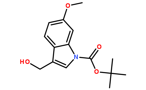 1-Boc-3-羟基甲基-6-甲氧基吲哚