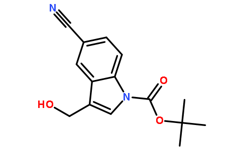 1-Boc-5-氰基-3-羟基甲基吲哚