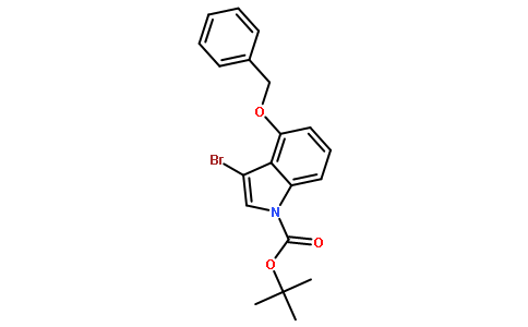 1-Boc-4-苄氧基-3-溴吲哚