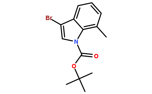 1-Boc-3-溴-7-甲基吲哚