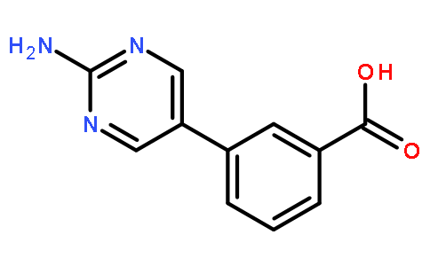 3-(2-氨基嘧啶-5-基)苯甲酸