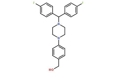 4-{4-[双(4-氟苯基)甲基]哌嗪}苄醇