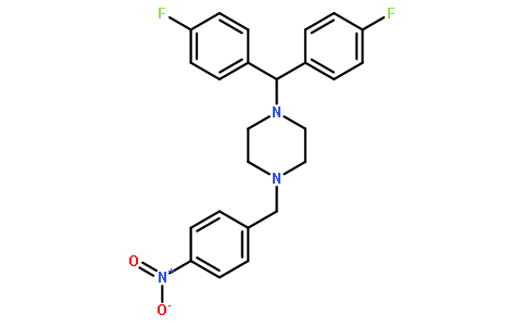 1-[双(4-氟苯基)甲基]-4-(4-硝基苄基)哌嗪