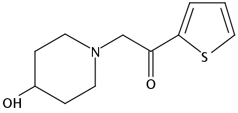 2-(4-Hydroxypiperidin-1-yl)-1-(thiophen-2-yl)ethanone