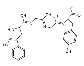 (2S)-2-[[2-[[2-[[(2S)-2-amino-3-(1H-indol-3-yl)propanoyl]amino]acetyl]amino]acetyl]amino]-3-(4-hydroxyphenyl)propanoic acid