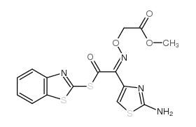 (Z)-2-(2-氨基噻唑-4-基)-2-甲氧羰基甲氧亚氨基硫代乙酸 (S)-2-苯并噻唑酯