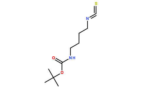 N-(4-异硫氰酰基丁基)氨基甲酸叔丁酯 Boc-4-氨基丁基异硫氰酸酯