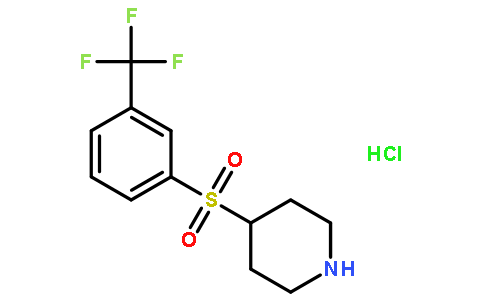 4-{[3-(三氟甲基)苯基]磺酰基}-哌啶盐酸盐