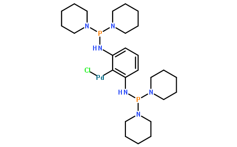 [2,6-Bis[(di-1-piperidinylphosphino)amino]phenyl]palladium(II)chloride,98%