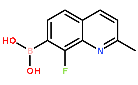 8-氟-2-甲基喹啉-7-硼酸