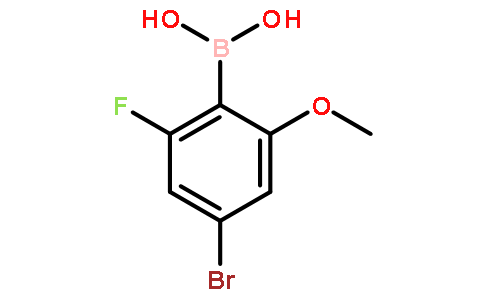 4-溴-2-氟-6-甲氧基苯硼酸