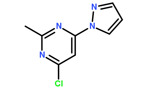 4-氯-2-甲基-6-(1H-吡唑-1-基)嘧啶