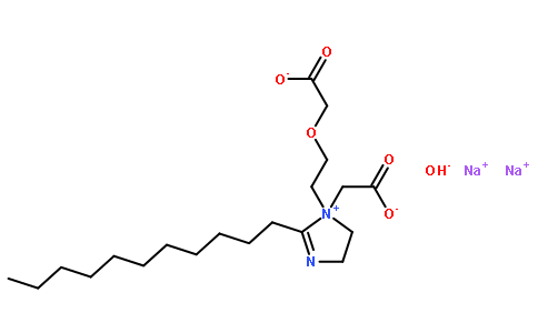[1H-咪唑啉,1-[2-(羧甲氧基)乙基]-1-羧甲基-4,5-二氢-2-十一烷基1H咪唑翁氢氧化物]二钠盐