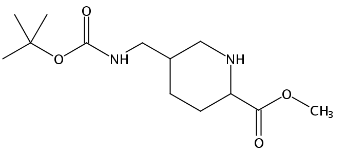 Methyl 5-(((tert-butoxycarbonyl)amino)methyl)piperidine-2-carboxylate
