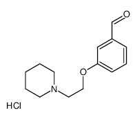 3-(2-piperidin-1-ylethoxy)benzaldehyde,hydrochloride