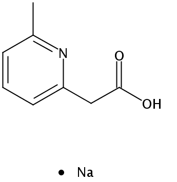 6-甲基吡啶-2-乙酸钠盐