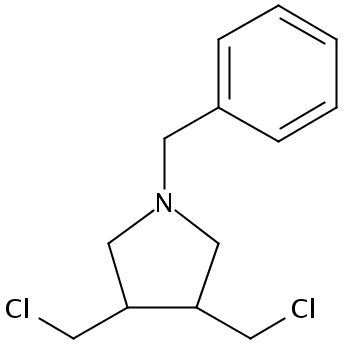 1-Benzyl-3,4-bis(chloromethyl)pyrrolidine