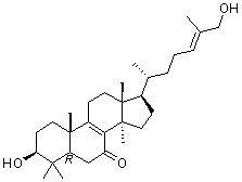 3,26-二羟基羊毛甾-8,24-二烯-7-酮