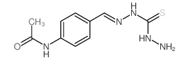 N-[4-[(E)-(aminocarbamothioylhydrazinylidene)methyl]phenyl]acetamide