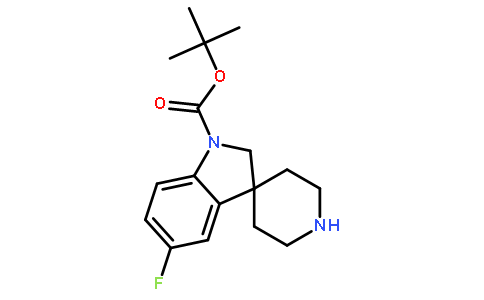 5-氟螺[吲哚啉-3,4-哌啶]-1-羧酸叔丁酯